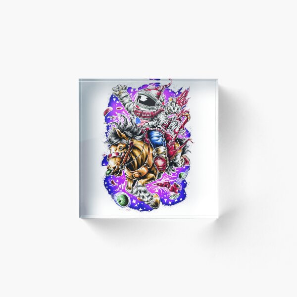 Item preview, ASTRONAUTA EN UN CABALLO ESPACIAL designed and sold by MWFDesign.