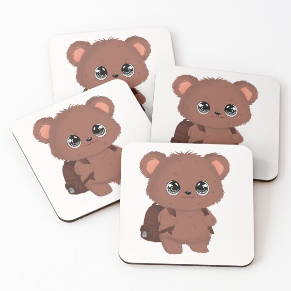 Item preview, A teddy bear cartoon go to school	 designed and sold by Minivint.