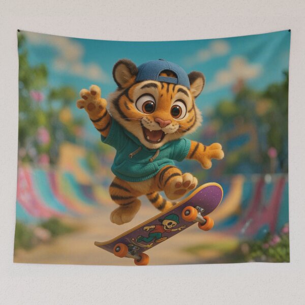 Item preview, Skater Malayan Tiger designed and sold by Sillytoe.