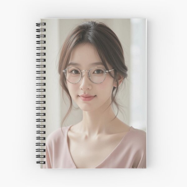 Item preview, Gentle Gaze with Glasses designed and sold by SEIMEI2025.