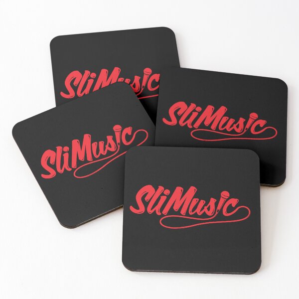 Item preview, SliMusic Logo (red) designed and sold by SliMusicIsWagz.