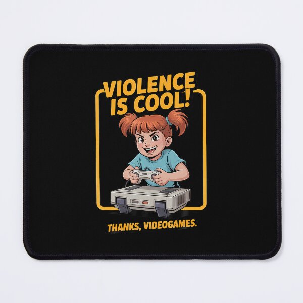Item preview, Violence Is Cool Thanks Video Games Funny Retro Style designed and sold by desuyomoskov7.