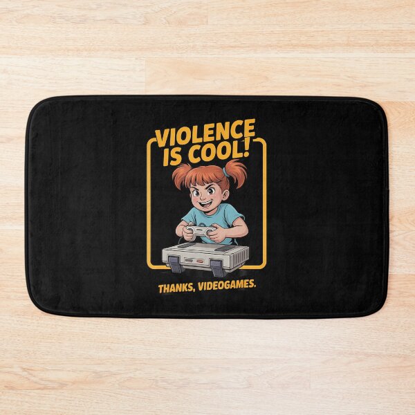 Item preview, Violence Is Cool Thanks Video Games Funny Retro Style designed and sold by desuyomoskov7.