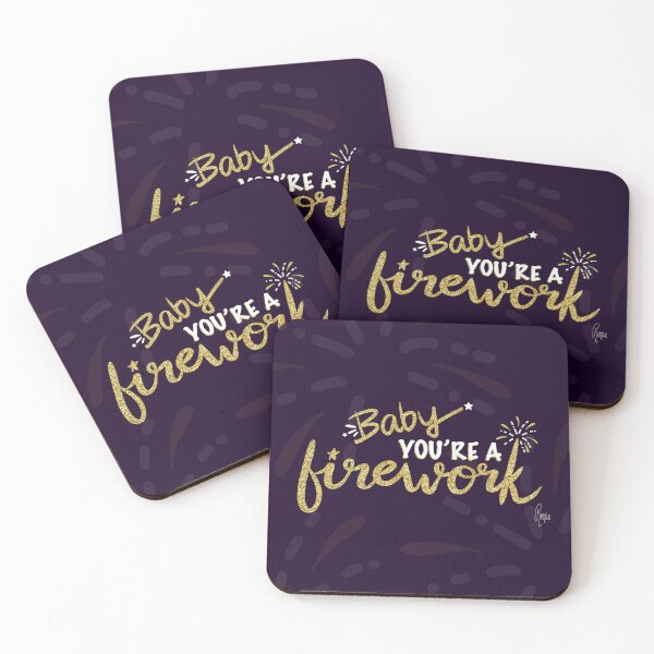 Item preview, Baby You're a Firework Motivational Quote designed and sold by thecolorbirdie.