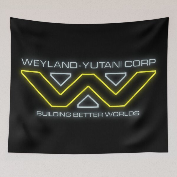 Item preview, Alien Weyland Yutani Corp Neon Logo designed and sold by Power Up Prints.
