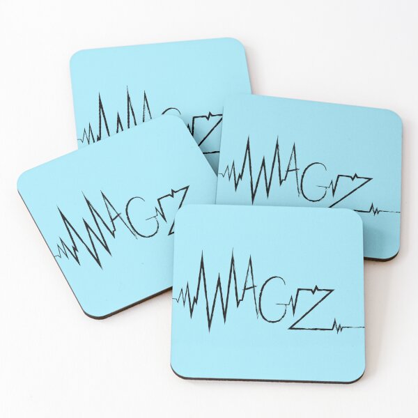 Item preview, Wagz Logo (blue) designed and sold by SliMusicIsWagz.