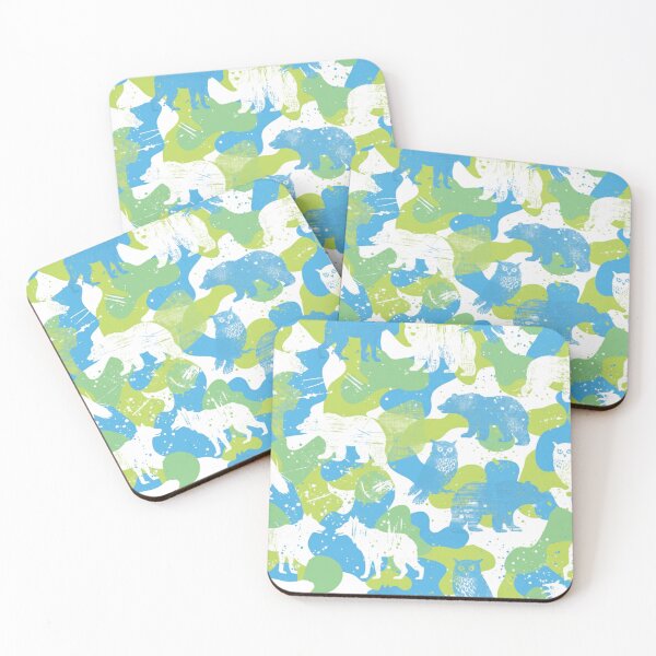 Item preview, Wildlife Camouflage Pattern - Modern Abstract Animal Mix Media designed and sold by NandaFajarSu.