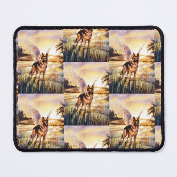 Item preview, German Shepherd with angel wings designed and sold by Roy & Tiffany.