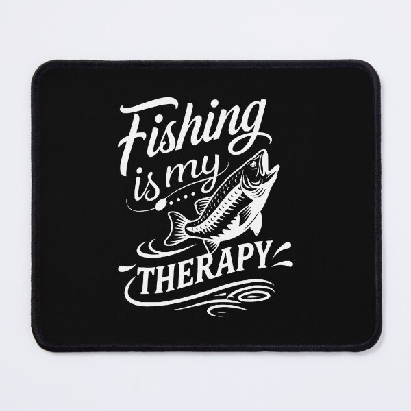 Item preview, Fishing Is My Best Therapy Stress Relief Relaxing Fisherman designed and sold by desuyomoskov7.