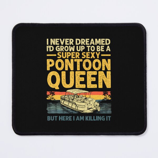 Item preview, Funny Pontoon Queen Art For Women Girls Lake Pontoon Boat designed and sold by cordfried3h.