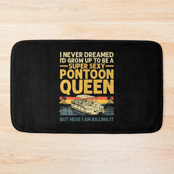 Item preview, Funny Pontoon Queen Art For Women Girls Lake Pontoon Boat designed and sold by cordfried3h.
