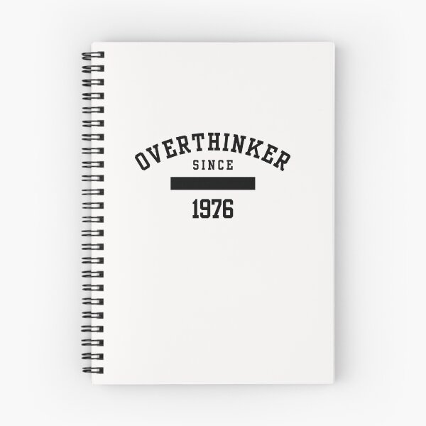 Item preview, Overthinker Since 1976 | Mental Health Humour designed and sold by Doart76.