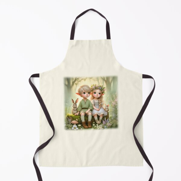 Item preview, Young Elves on a Log – FunscapeHQ Whimsical Forest Companions T-Shirt Design  designed and sold by FunscapeHQ.