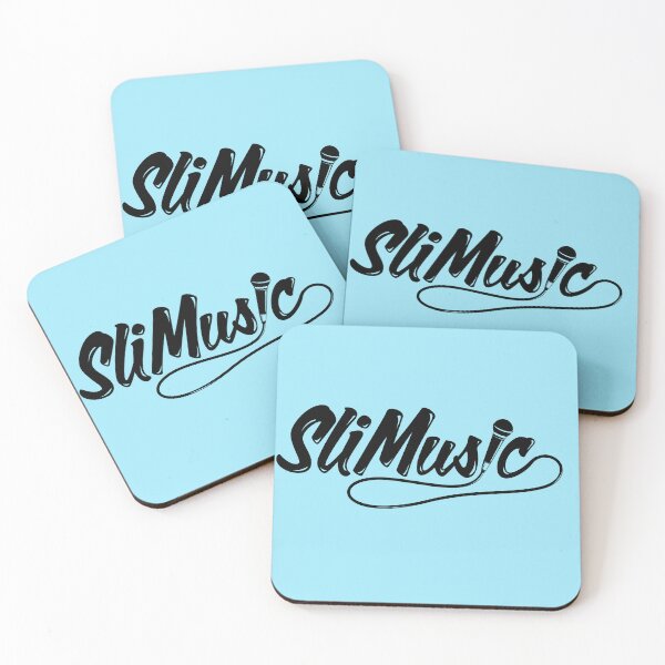Item preview, SliMusic Logo (black) designed and sold by SliMusicIsWagz.