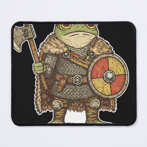 Item preview, ’Twas the ’Tism, M’Lord _ Medieval Frog vikings Meme designed and sold by fikriyansa.
