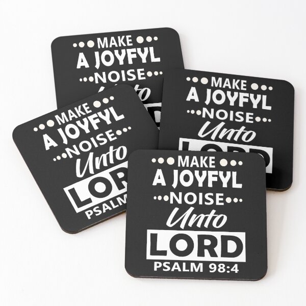 Item preview, Make A Joyful Noise Unto The Lord Psalm 984 Christian designed and sold by cordfried3h.