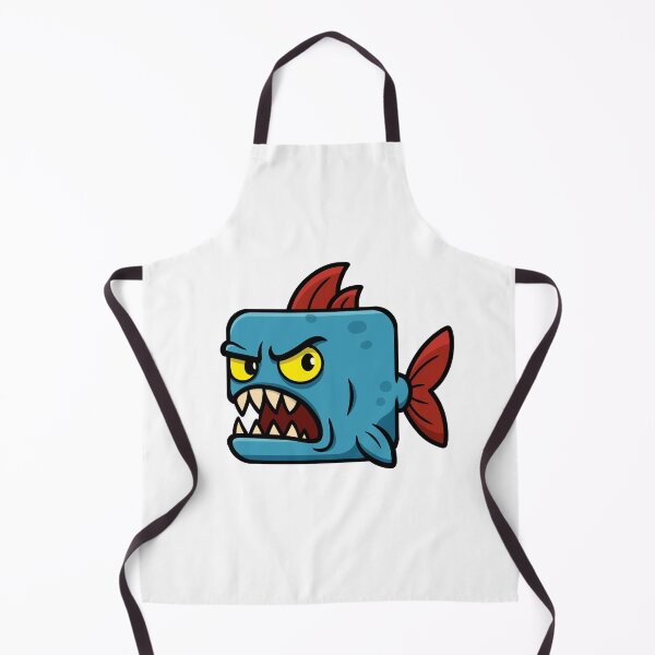 Item preview, Square Blue Piranha designed and sold by AlfredR.