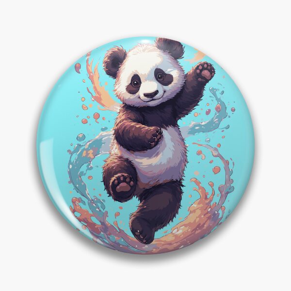 Item preview, Splashy Panda Joy designed and sold by Way-Of-Art.