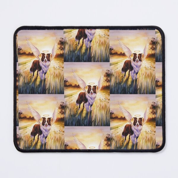 Item preview,  Border Collie with two angel wings  designed and sold by Roy & Tiffany.