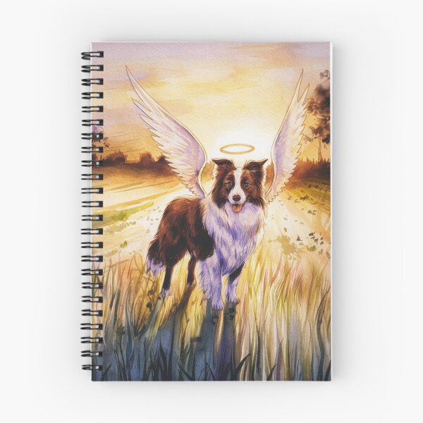 Item preview,  Border Collie with two angel wings  designed and sold by Roy & Tiffany.