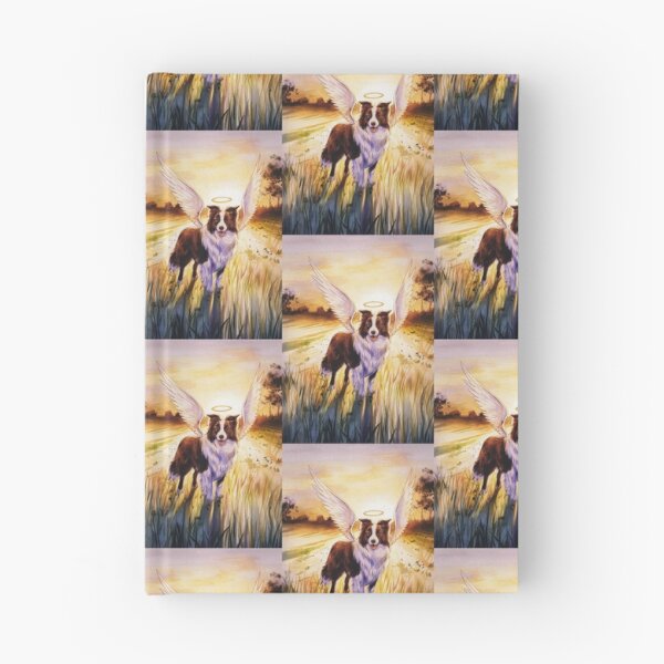 Item preview,  Border Collie with two angel wings  designed and sold by Tiffany Roy.