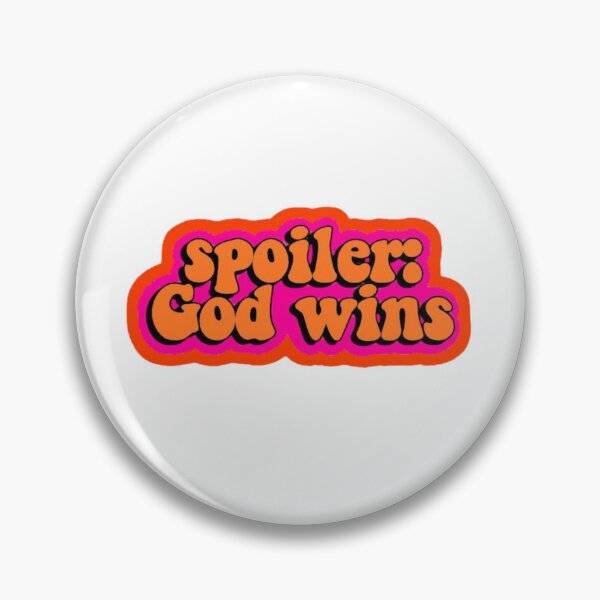 Item preview, Spoiler: God wins designed and sold by ssamoey.