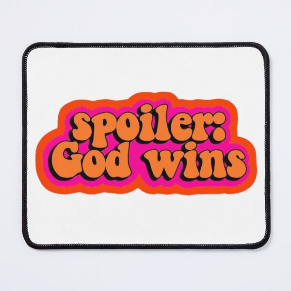 Item preview, Spoiler: God wins designed and sold by ssamoey.