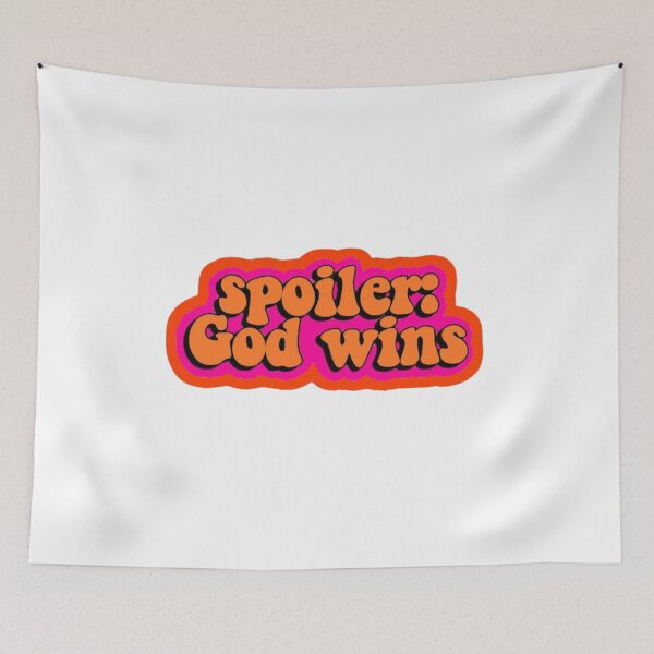 Item preview, Spoiler: God wins designed and sold by ssamoey.