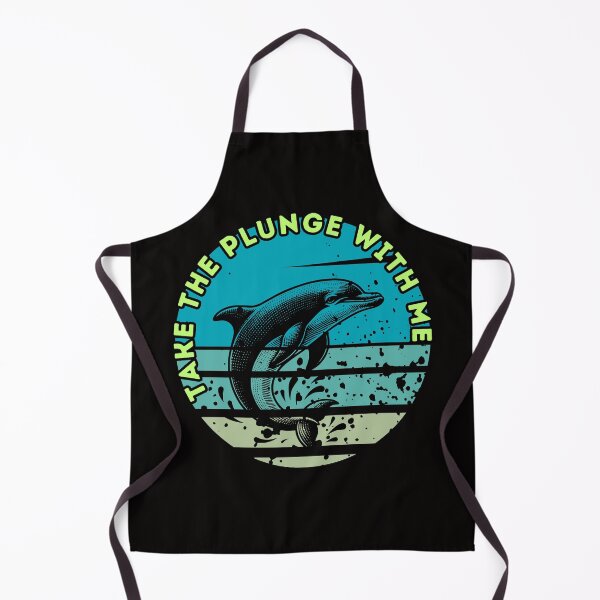 Item preview, Take the Plunge With Me Dolphin Ocean Aesthetic Art designed and sold by UUniqueIImprint.