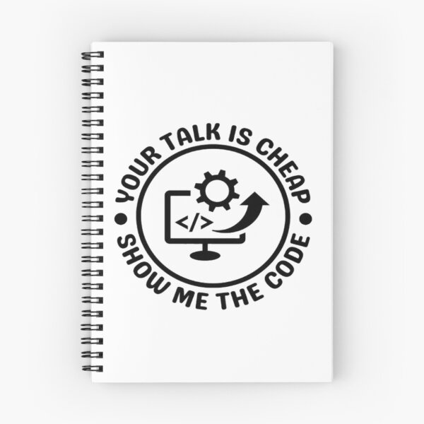 Item preview, Your Talk Is Cheap Show Me Your Code | T-Shirt | Bold Attitude Statement Tee designed and sold by chetan786.