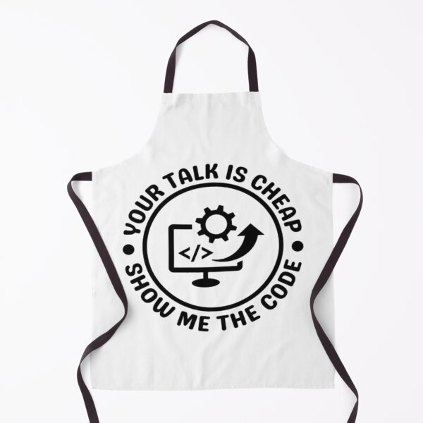 Item preview, Your Talk Is Cheap Show Me Your Code | T-Shirt | Bold Attitude Statement Tee designed and sold by chetan786.