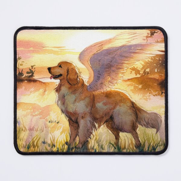 Item preview, Golden Retriever with angel wings designed and sold by Roy & Tiffany.