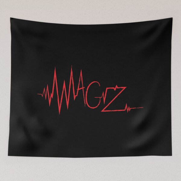 Item preview, Wagz Logo (red) designed and sold by SliMusicIsWagz.