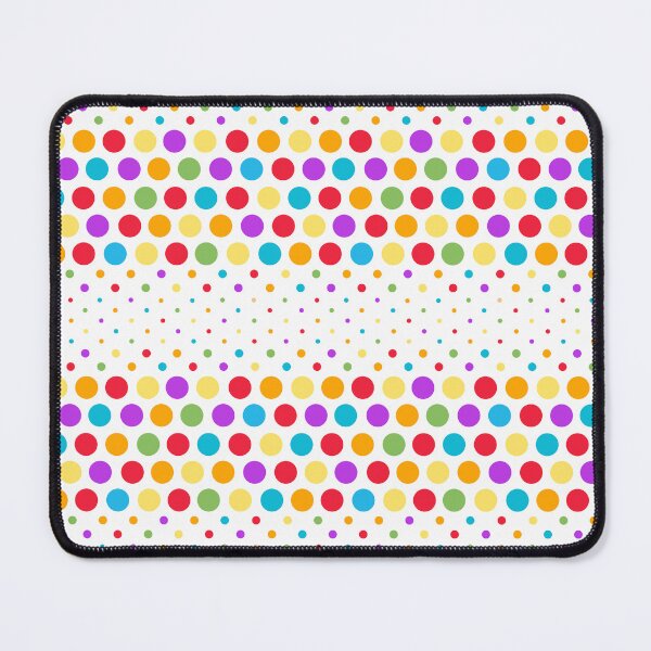 Item preview, Dotwave Colorful Polka Dots on White designed and sold by POLKAIWERX.