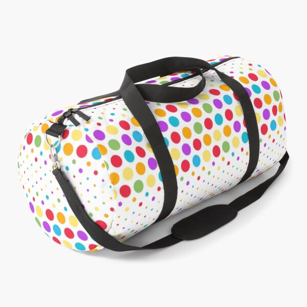 Item preview, Dotwave Colorful Polka Dots on White designed and sold by POLKAIWERX.