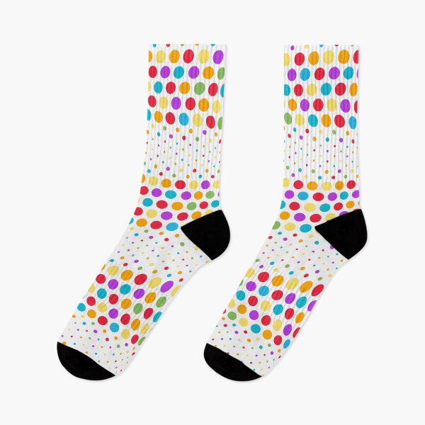 Item preview, Dotwave Colorful Polka Dots on White designed and sold by POLKAIWERX.