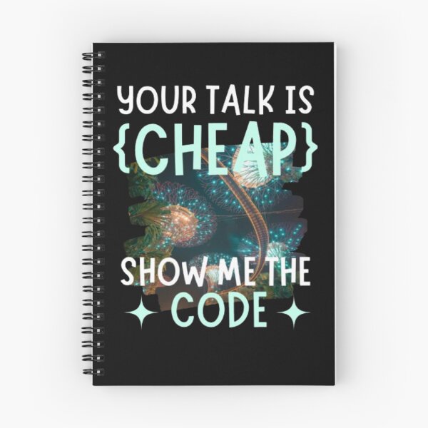 Item preview, Your Talk Is Cheap Show Me Your Code | T-Shirt | Bold Attitude Statement Tee designed and sold by chetan786.