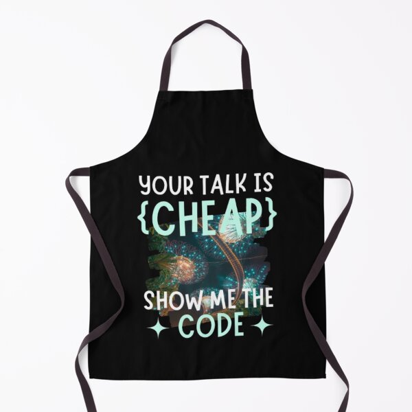 Item preview, Your Talk Is Cheap Show Me Your Code | T-Shirt | Bold Attitude Statement Tee designed and sold by chetan786.