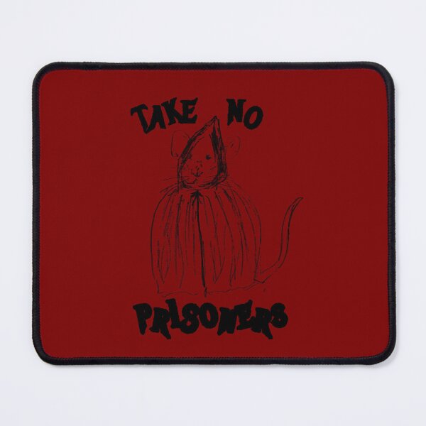 Item preview, Take No Prisoners Funny Metal Mouse designed and sold by Swan and Raven Studio.