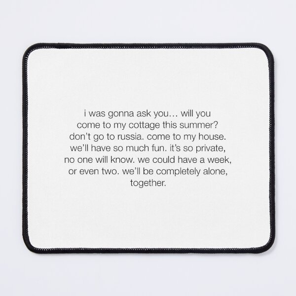 Item preview, will u come to my cottage this summer designed and sold by booktokswiftie.