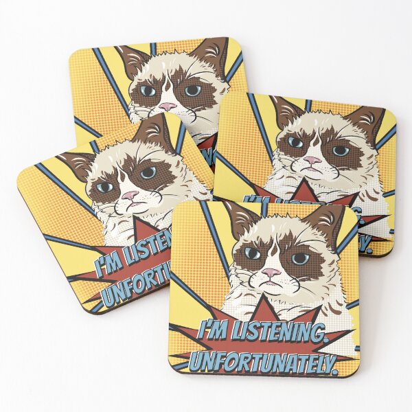 Item preview, Grumpy Cat - I’m listening, unfortunately designed and sold by LushCherry.
