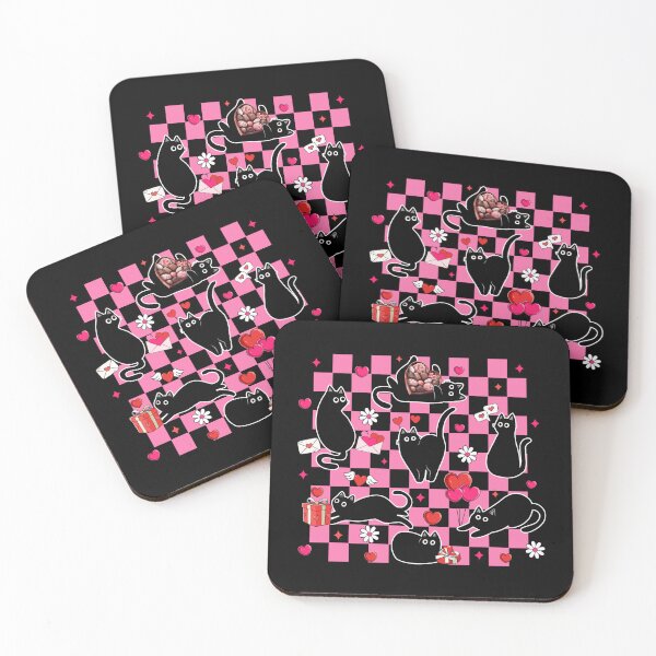 Item preview, Retro Black Cat Valentines Day designed and sold by jackelmbradyt.