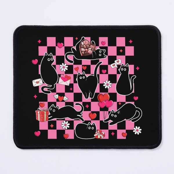 Item preview, Retro Black Cat Valentines Day designed and sold by jackelmbradyt.