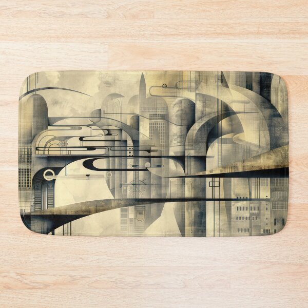 Item preview, Future Passageways – Abstract Urban Architecture designed and sold by NeoNebulaArt.