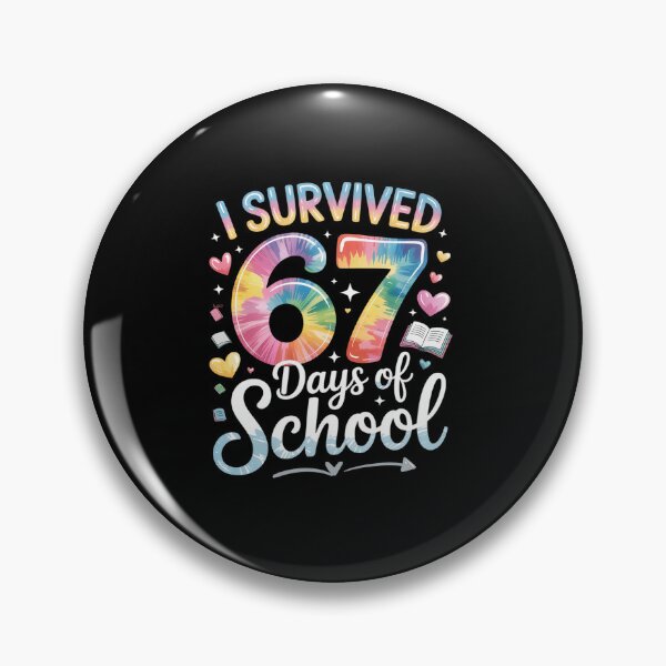 Item preview,  100 Days of School I Survived 67 Days of School Teacher 67 designed and sold by SIGORDESIGN.