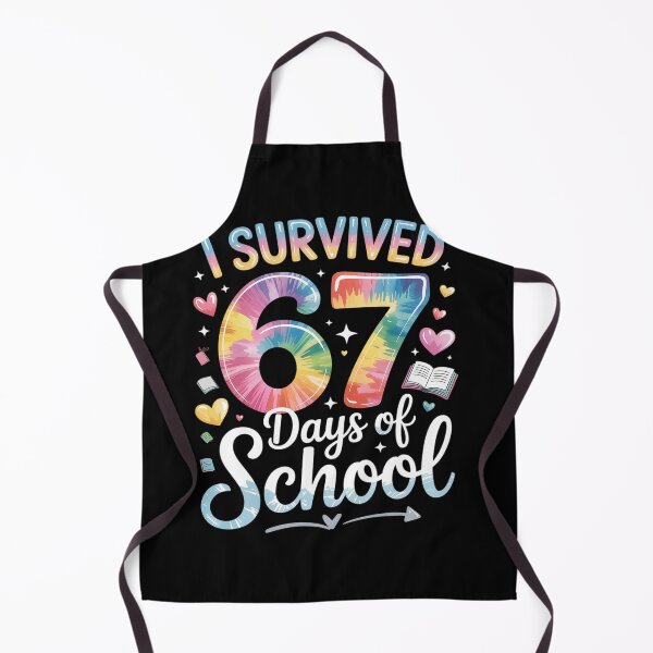Item preview,  100 Days of School I Survived 67 Days of School Teacher 67 designed and sold by SIGORDESIGN.