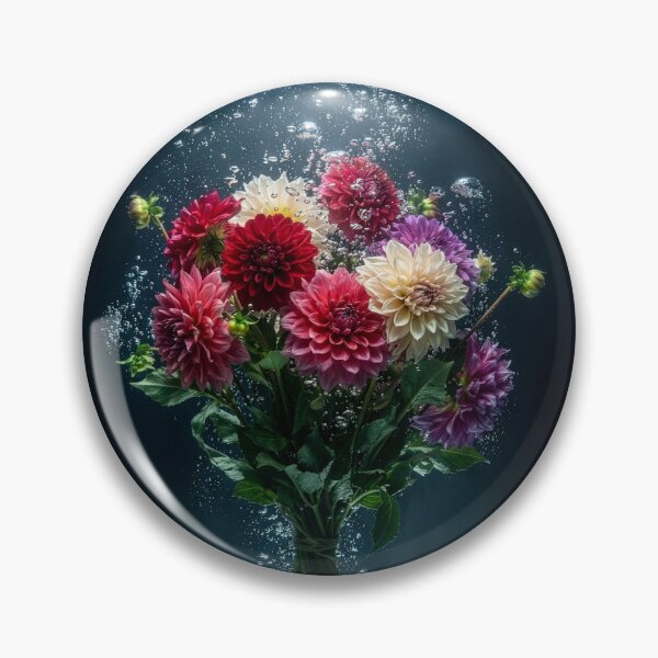 Item preview, Submerged Bouquet of Dahlia Flowers designed and sold by Tridentulus.