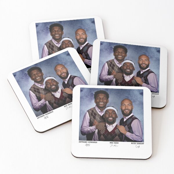 Item preview, Anthony Edwards Rudy Gobert Naz Reid Basketball  designed and sold by RebeccaLittlee.