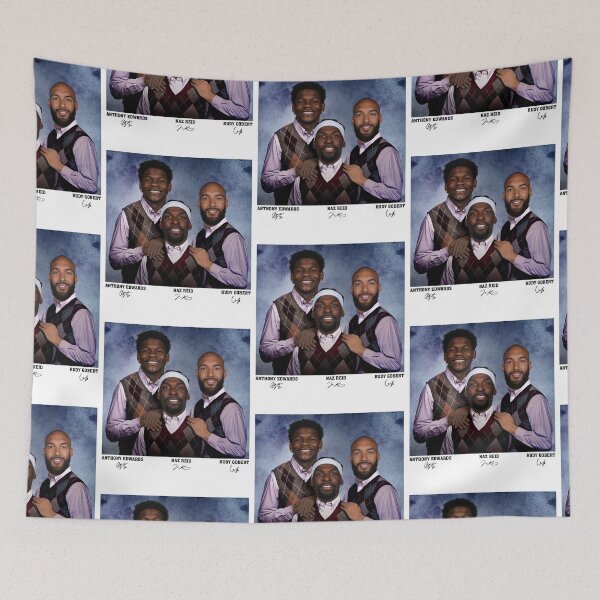 Item preview, Anthony Edwards Rudy Gobert Naz Reid Basketball  designed and sold by RebeccaLittlee.