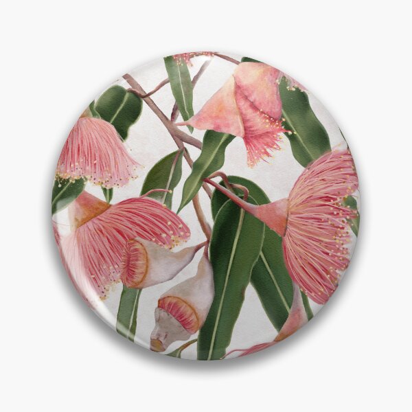 Item preview, Blush Gum Blossoms – Australian Eucalyptus Floral Art designed and sold by Catherine Wallace Art.